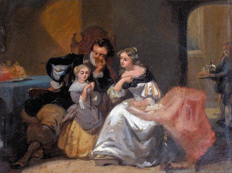 Charles van den Daele A happy family